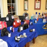 A drawing for prizes was held Saturday night in Dr. Jeff Garcia's downtown office as part of the annual Toys for Tots collection drive.